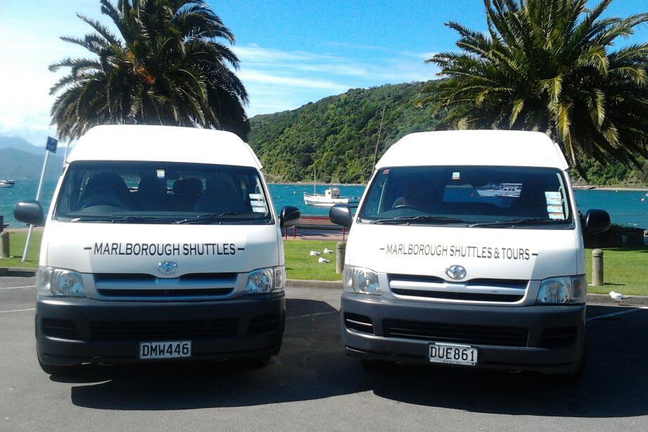 Vans Used By Marlborough Shuttles In Blenheim